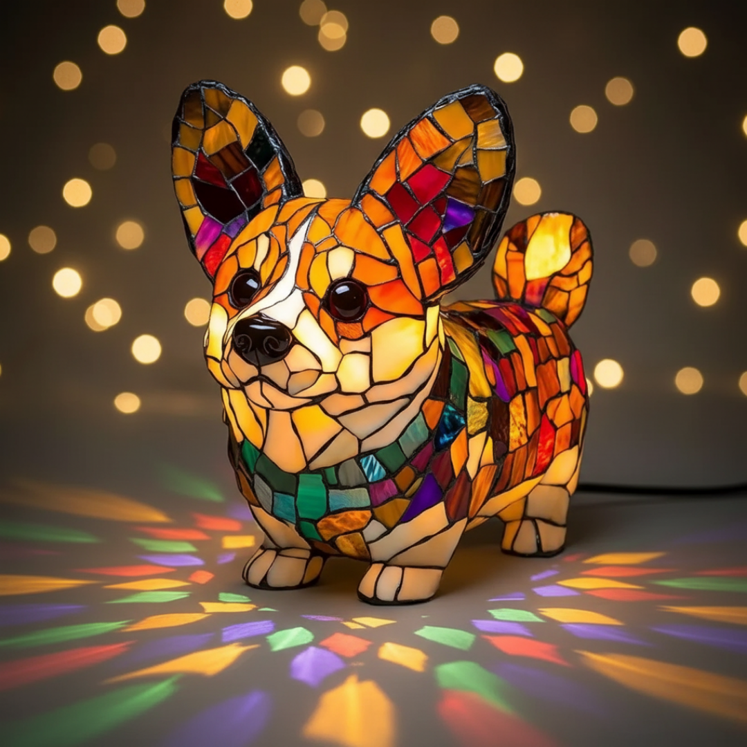 Mozaikowe Corgi