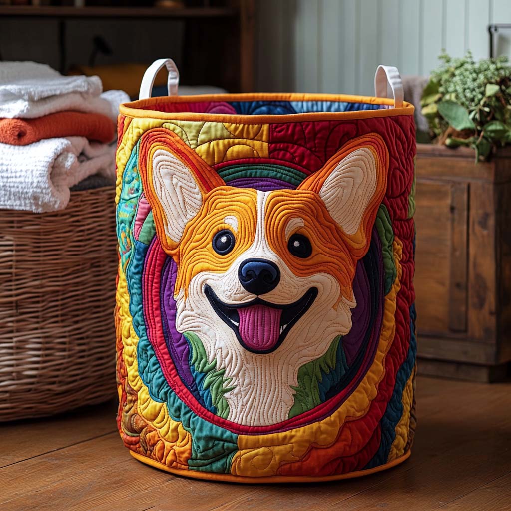 Kosz na pranie w kolorach Corgi