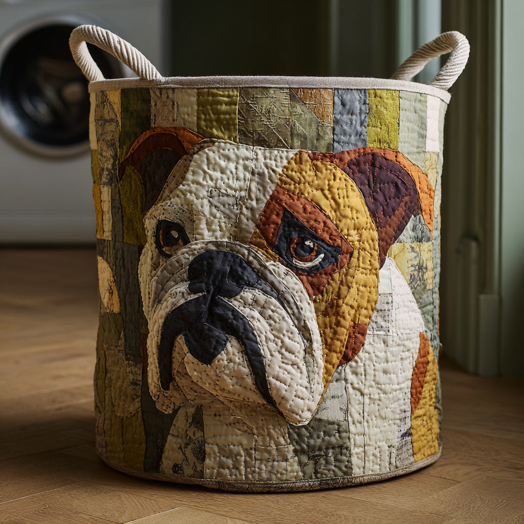 Kosz na pranie Rustykalny Bulldog