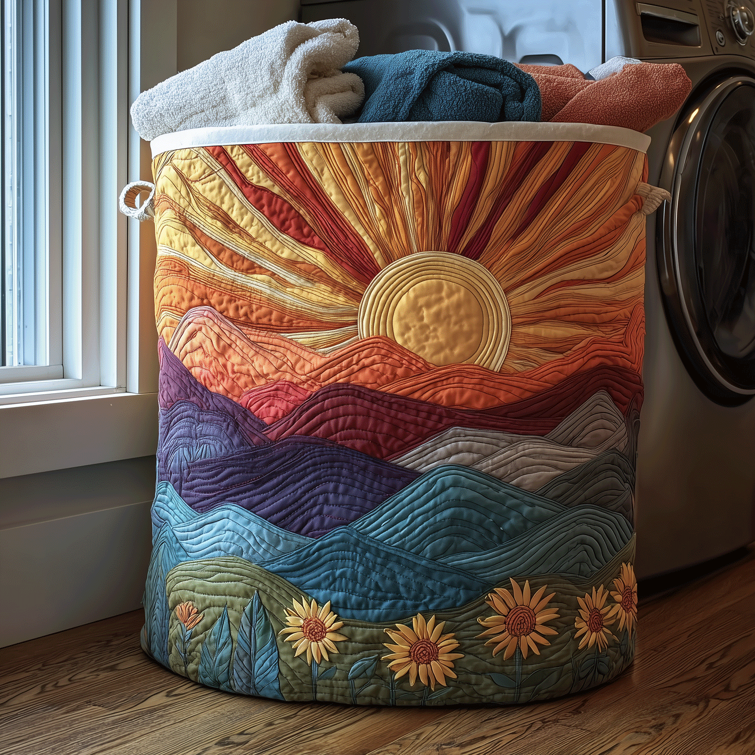 Kosz na pranie Sunrise Meadow