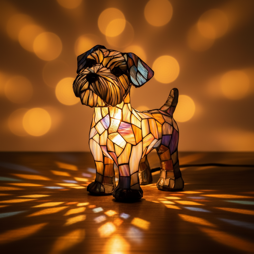 Witrażowy Schnauzer