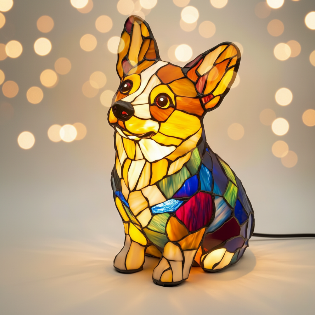 Mozaikowe Corgi