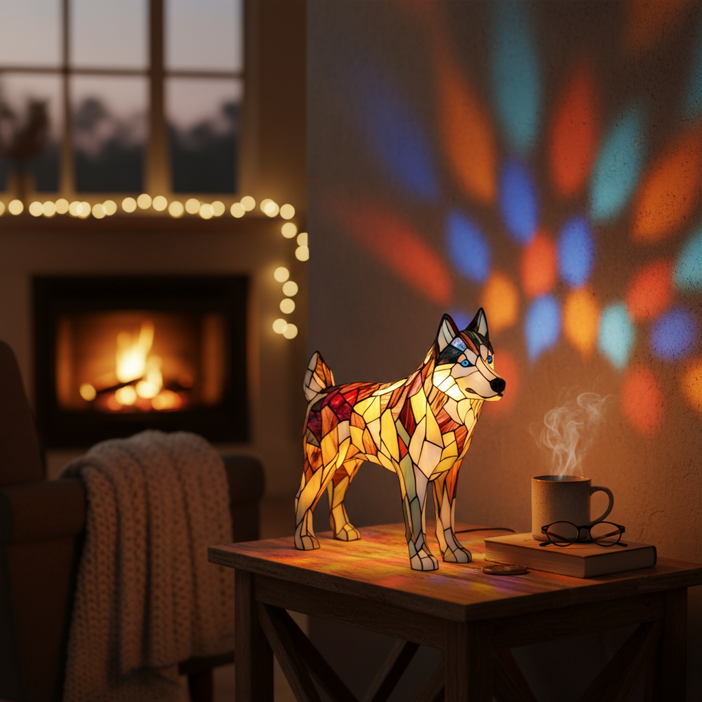 Mozaikowy Husky