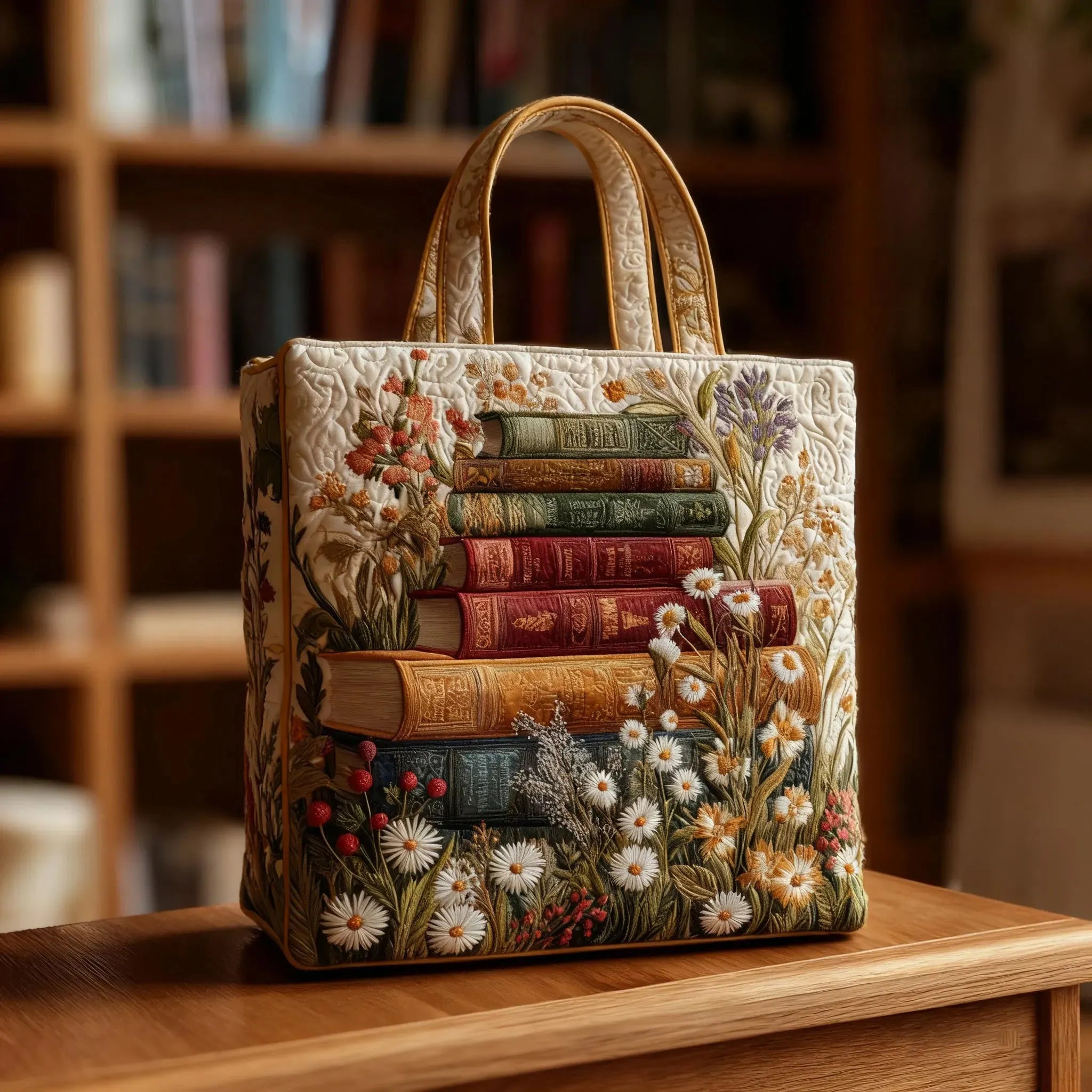 Torba Ręcznie Robiona | Elegancki Wzór Kwiatowy