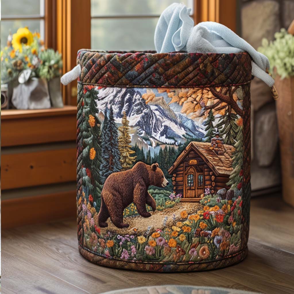 Kosz na pranie Bear Cabin Life