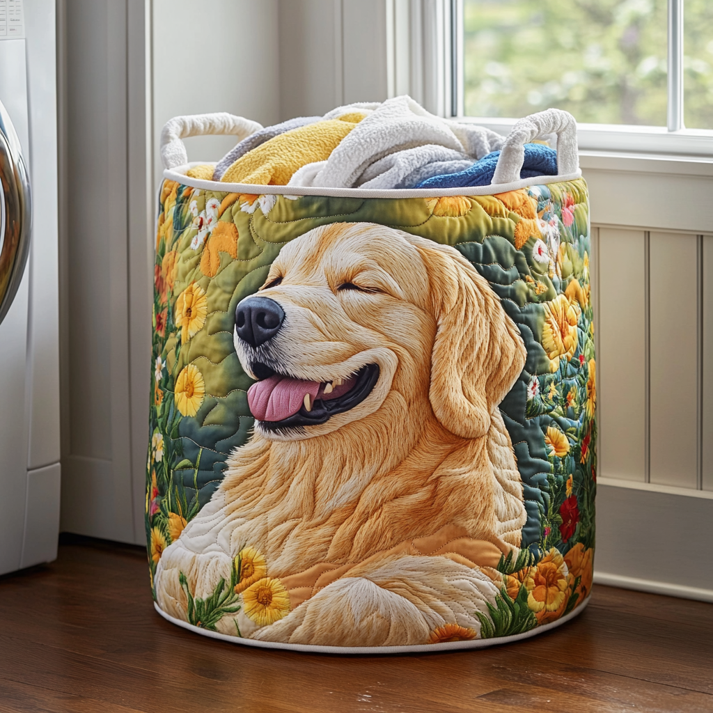 Kosz na pranie Golden Retriever Bloom