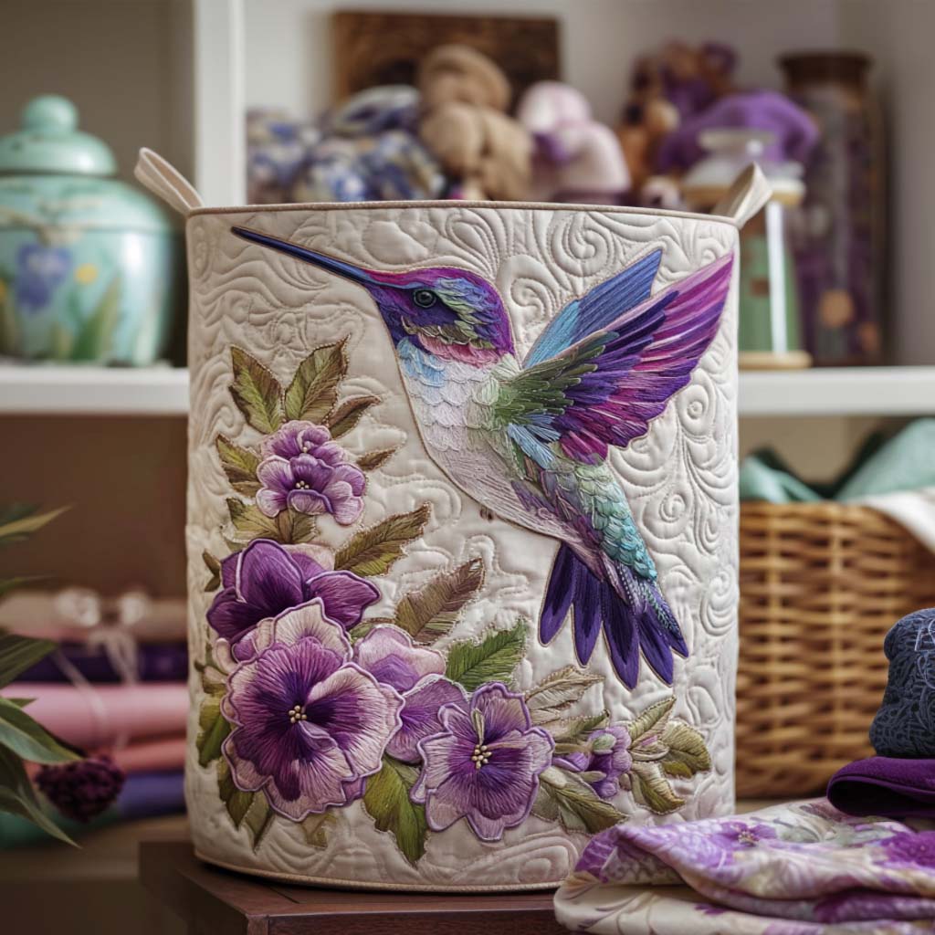 Kosz na pranie Hummingbird in Bloom