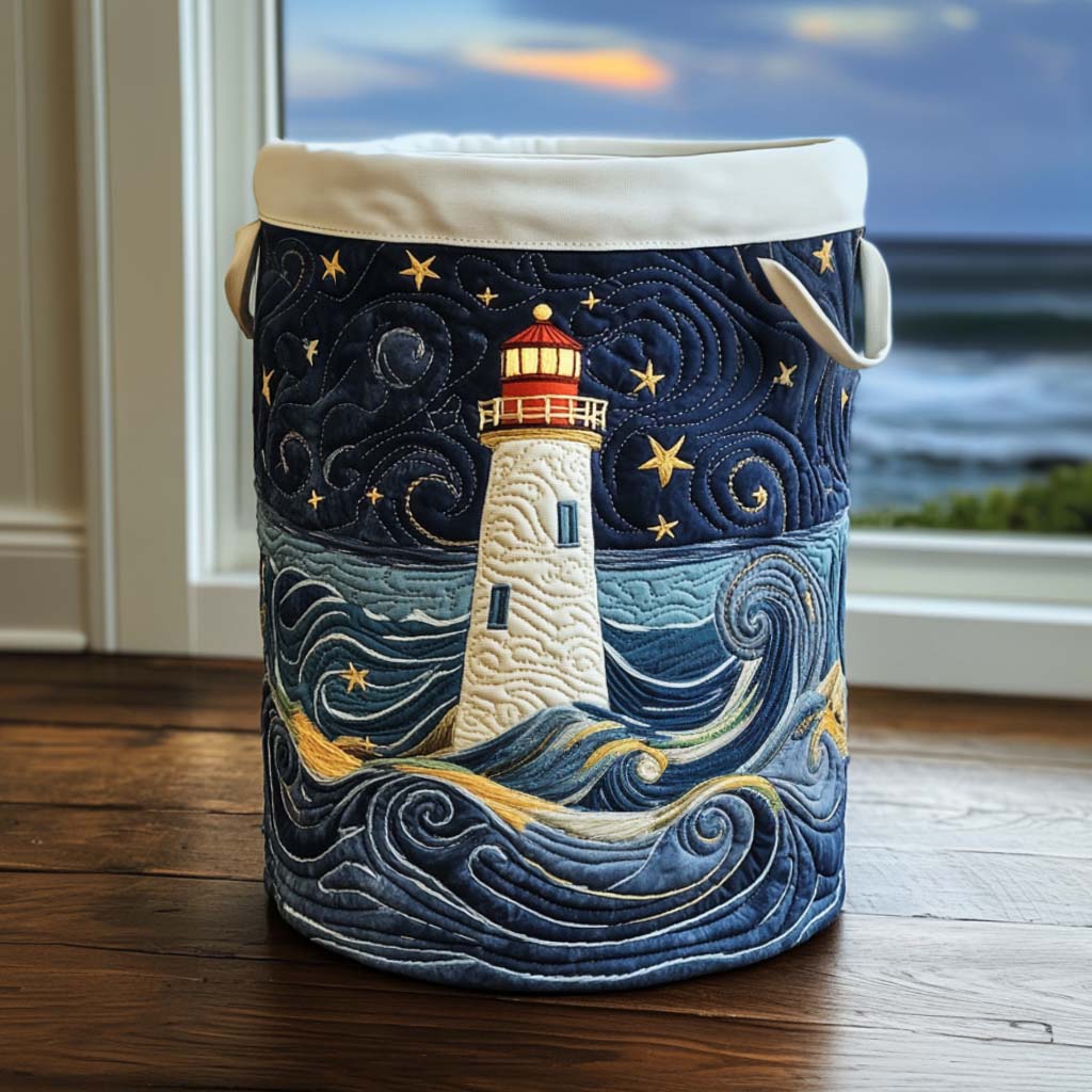 Kosz na pranie "Lighthouse at Dusk"