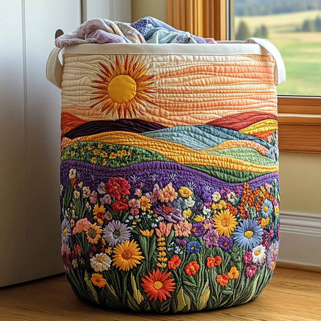 Kosz na pranie Sunny Bloom