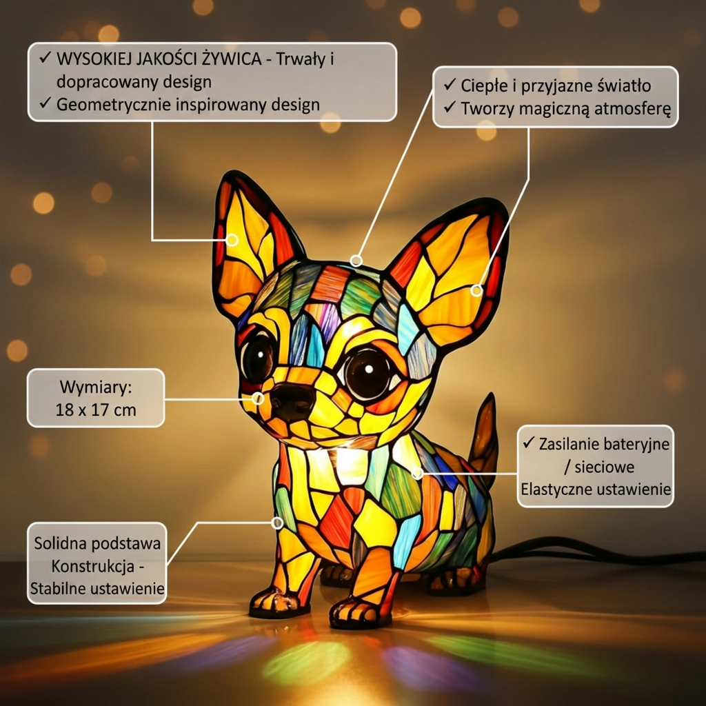 Witrażowa Chihuahua