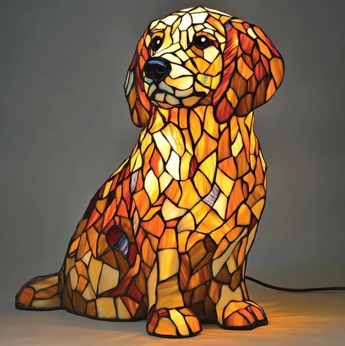 Mozaikowy Golden Retriever